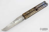 Steampunk Orion Balisong CK&G 2012 Custom Knife Buildoff