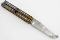 Steampunk Orion Balisong CK&G 2012 Custom Knife Buildoff