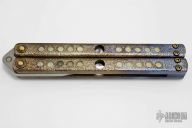 Steampunk Orion Balisong CK&G 2012 Custom Knife Buildoff