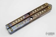 Steampunk Orion Balisong CK&G 2012 Custom Knife Buildoff