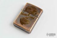 Steel Flame Zippo - Darkness Skull