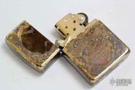 Steel Flame Zippo - Darkness Skull