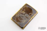 Steel Flame Zippo - Darkness Skull