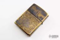 Steel Flame Zippo - Darkness Skull