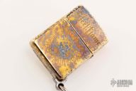 Steel Flame Zippo - Darkness Skull w/ Wings