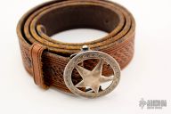 Sterling Silver Buckle with 40" Vogt Belt