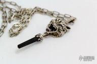 Sterling Silver Wolf Pendant and Chain