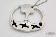 Stitched Mouth Skull