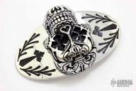 Sugar Skull Belt Buckle