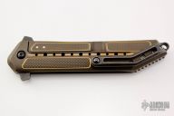 Sun Tzu Kwaiken, Black Stonewashed and Bronze Anodized