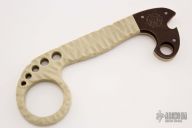 T-Bot - Tan G-10 and Titanium