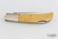 Tampa Period Lockback - Yellow Micarta #177