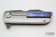 Tanto Spur Flipper with Timascus Clip