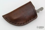 Thorn Friction Folder with Leather Sheath