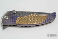 Tighe Coon - Damasteel and 48 Yellow Sapphires