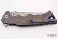 Tighe Fighter - Damasteel and Titanium