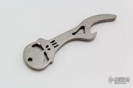 Titanium Bottle Opener - Skull