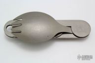 Titanium folding Spork