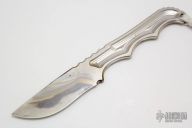 Titanium Neck Knife - Chisel Ground