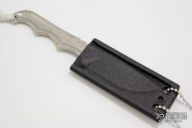 Titanium Neck Knife - Chisel Ground