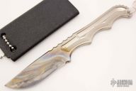 Titanium Neck Knife - Chisel Ground