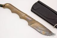 Titanium Neck Knife - Chisel Ground