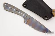 Titanium Neck Knife - Chisel Ground
