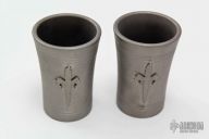 Titanium Shot Glasses - Pair