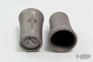 Titanium Shot Glasses - Pair