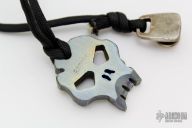 Titanium Skull Necklace