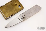 Touche Belt Buckle W/Deer Inlay