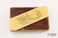 Touche Belt Buckle W/Deer Inlay