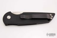 TR-3 LTD - Black Handle/Pearl Button/Satin/Plain