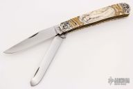 Trapper - Scrimshawed and Engraved