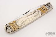 Trapper - Scrimshawed and Engraved