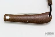 Trapper with Burlap Micarta