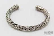 Twisted Silver Bracelet