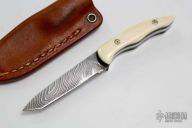 Two Finger Tanto - Damascus