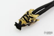 Two Mask Bead - Bronze Bead