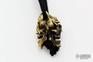 Two Mask Bead - Bronze Bead