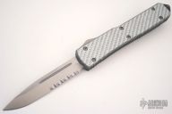 122-8-PCFT Ultratech S/E - Satin Serrated - Platinum Carbon Fiber