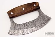 Ulu - Damascus and Walnut