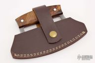 Ulu - Damascus and Walnut