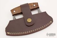 Ulu - Damascus and Walnut