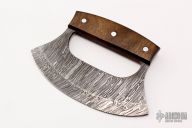 Ulu - Damascus and Walnut