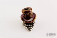 Uncle Bruiser Bead - Copper and Sterling Silver