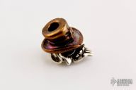 Uncle Bruiser Bead - Copper and Sterling Silver