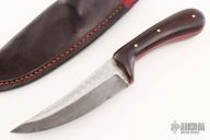 Upswept Fixed Blade - Damascus