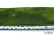 Damascus & Giraffe Bone Automatic