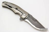 Valmara Flipper - 6K Stellite Core Stainless Damascus